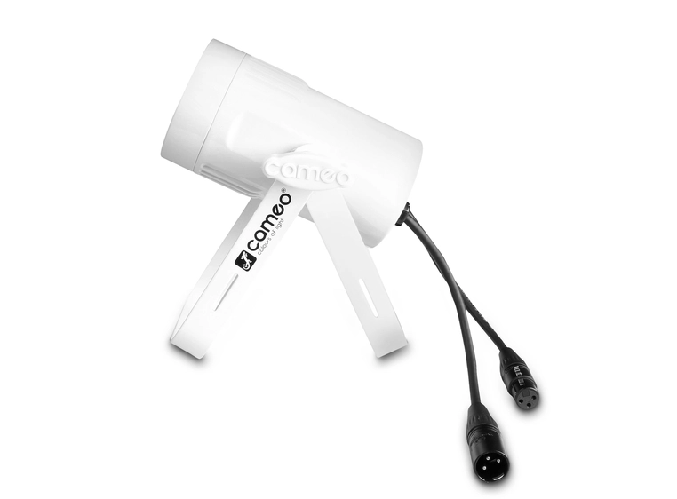 Cameo Q-Spot 15 RGBW WH - Compact Spot Light w( 15W RGBW LED White Housing 
